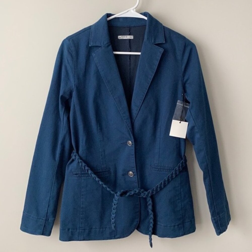 GAP 1969 - Blazer / Jacket w/ Braided Belt - LG - NWT - Picture 1 of 13